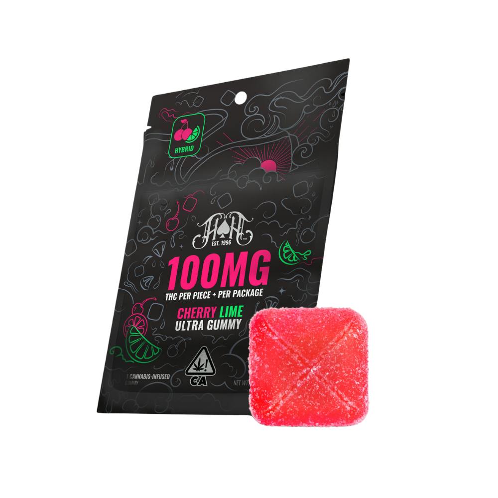 Photograph of product: Cherry Lime Single Gummy -  100mg