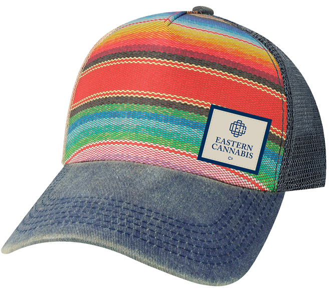 Photograph of product: ECC Trucker Cap - Poncho Stripe