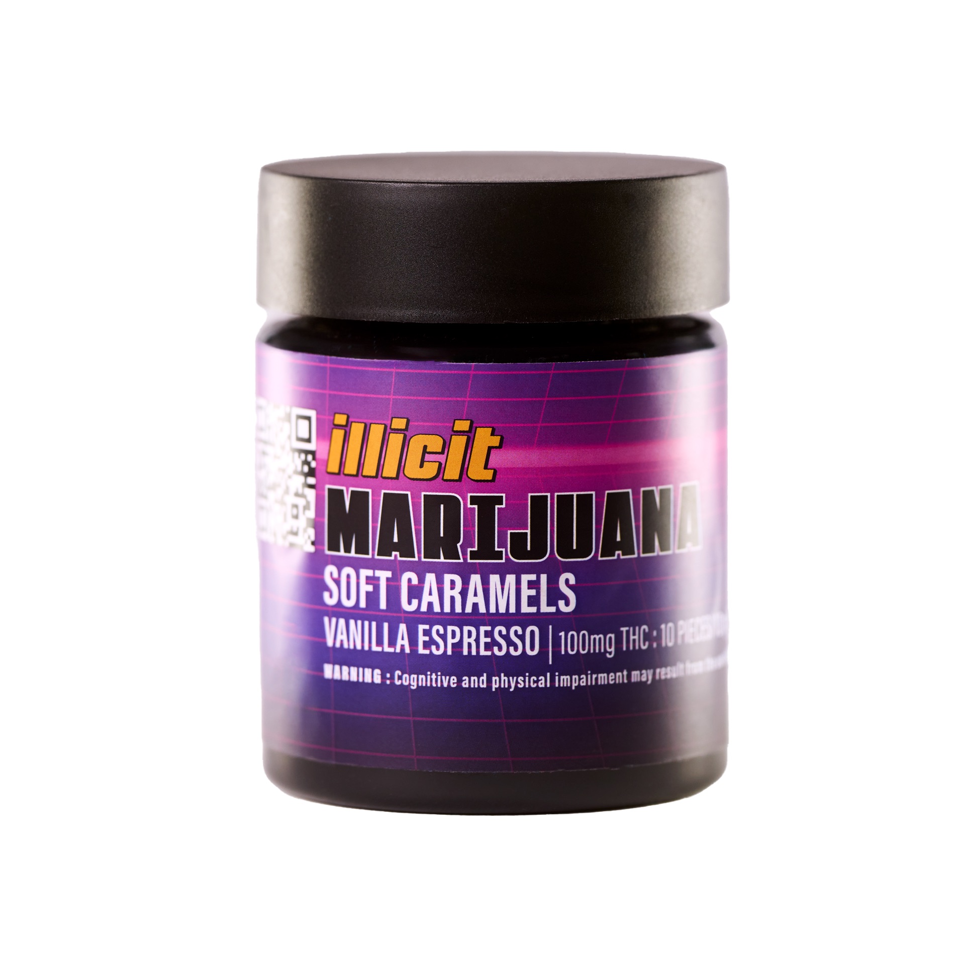 Photograph of product: Illicit | Soft Caramels | Vanilla Espresso | 10pk/100mg
