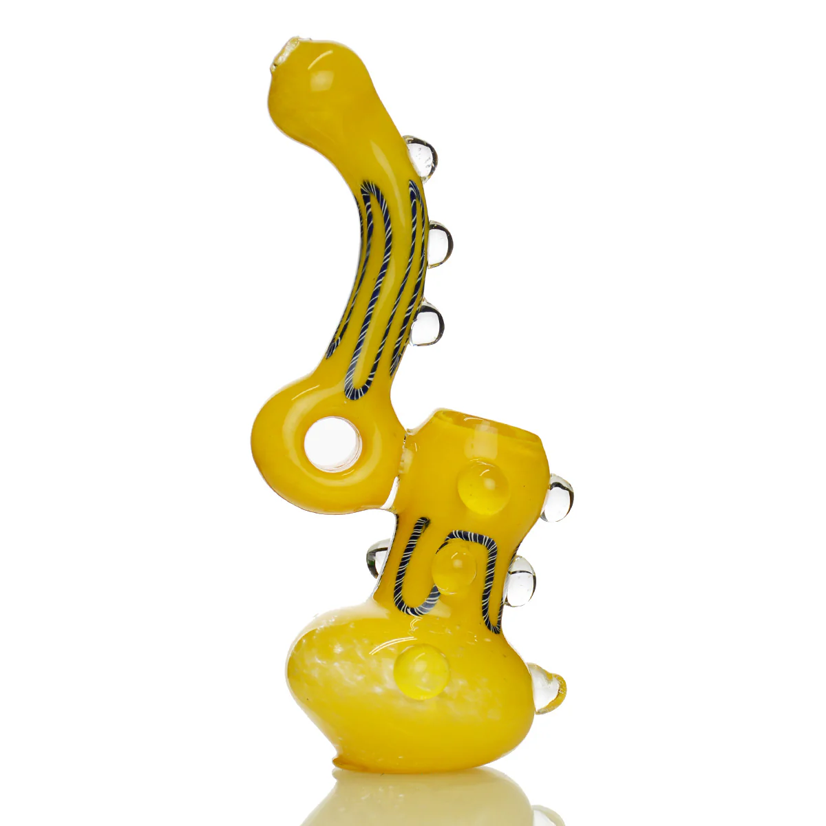 Photograph of product: 7" Bubbler Frit Glass Donut Neck
