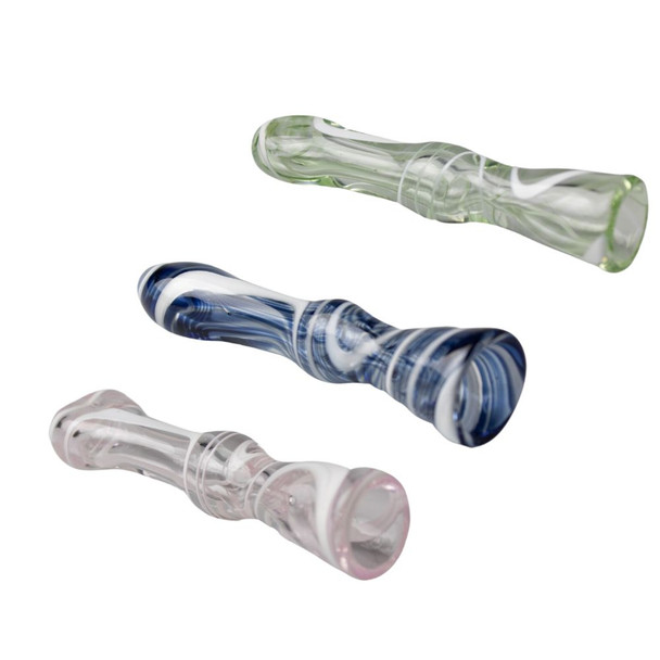 Photograph of product: Chillum - 3.5" Pastel Glass Chillum