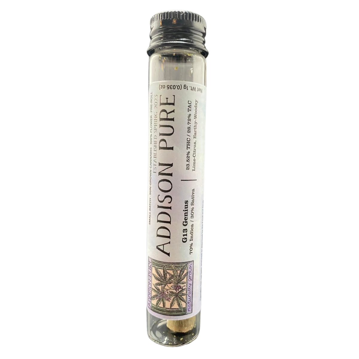 Photograph of Product: Addison Pure - Pre-Roll - G13