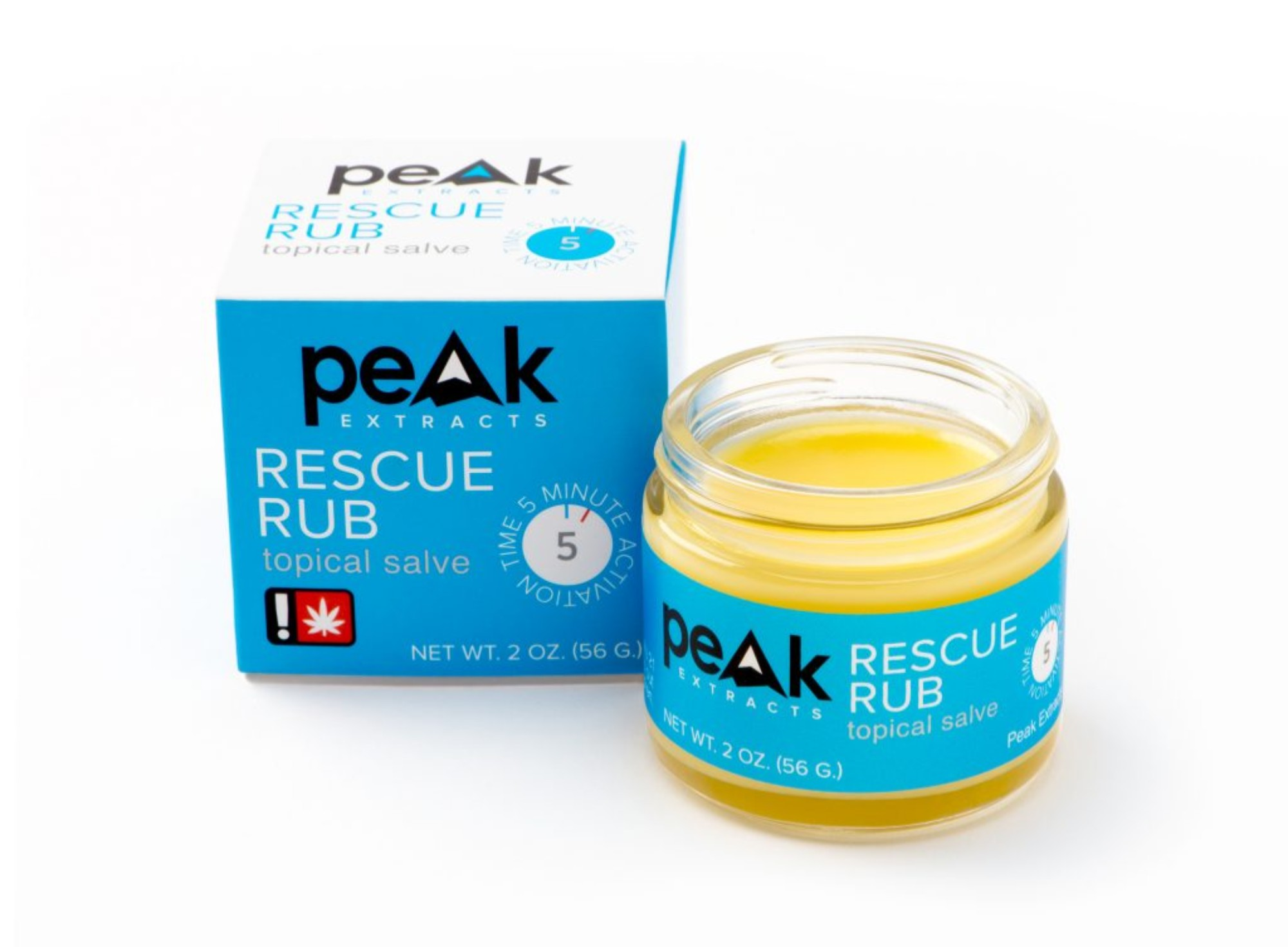 Photograph of product: Peak | High CBD 2oz Rescue Rub