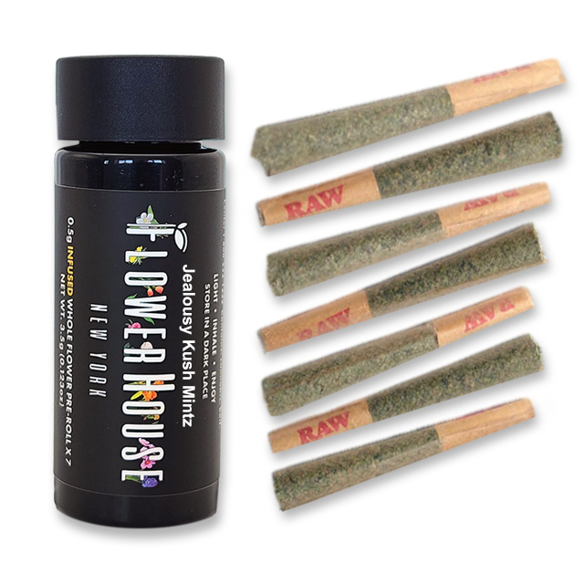 Photograph of product: FlowerHouse | Infused Preroll 7 Pack | Jealousy