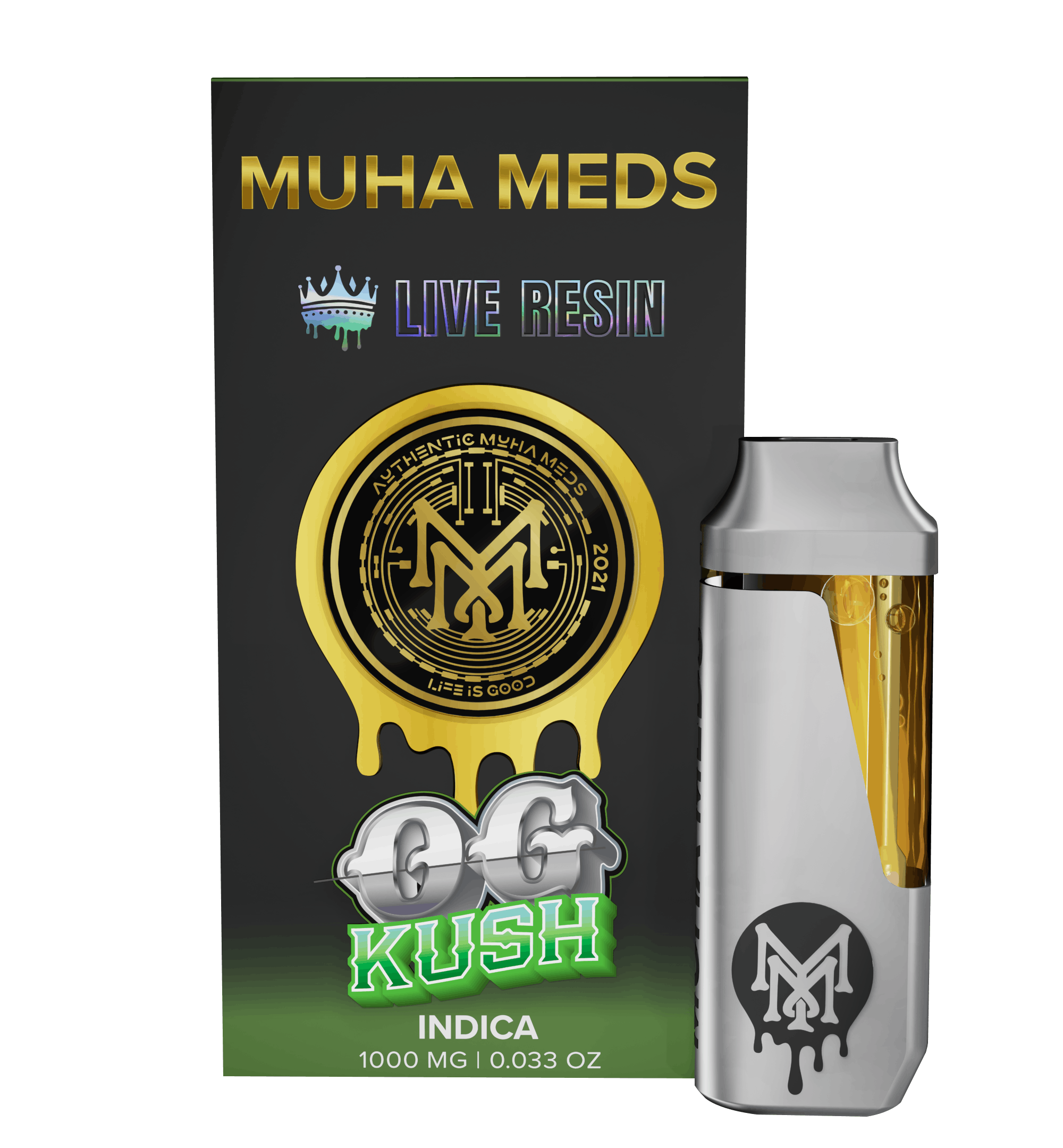 Photograph of product: MUHA MEDS | OG KUSH  - LIVE RESIN DISPOSABLE Oui'd
