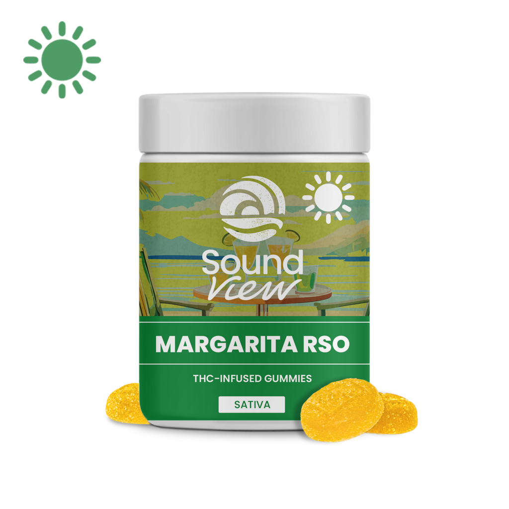Photograph of product: SoundView Margarita RSO Gummies T98.4mg S 00115