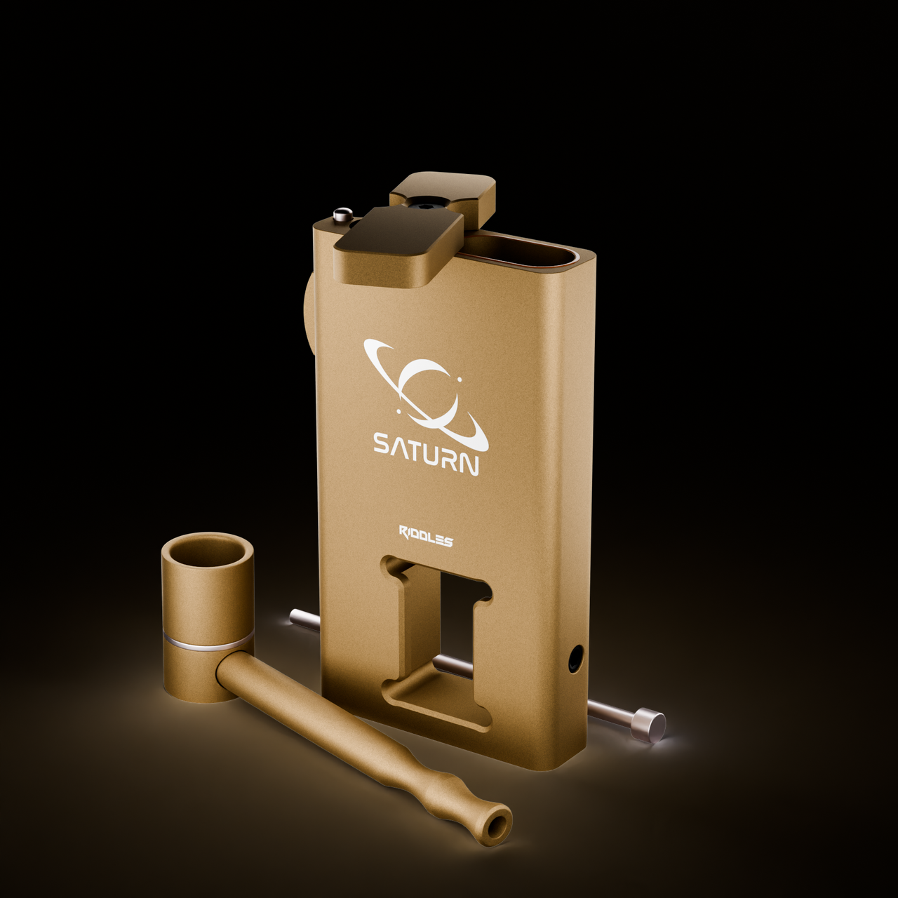Photograph of product: Saturn 3 In 1 Aluminum Dugout - Coca pipe