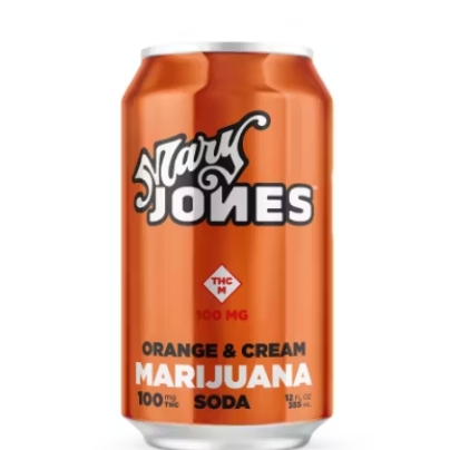 Photograph of product: MARY JONES - ORANGE & CREAM SODA 100MG HYBRID