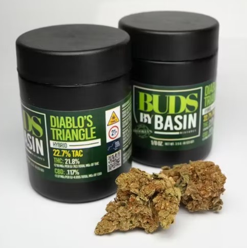 Photograph of product: Buds By Basin Diablo's Triangle Flower 3.5g