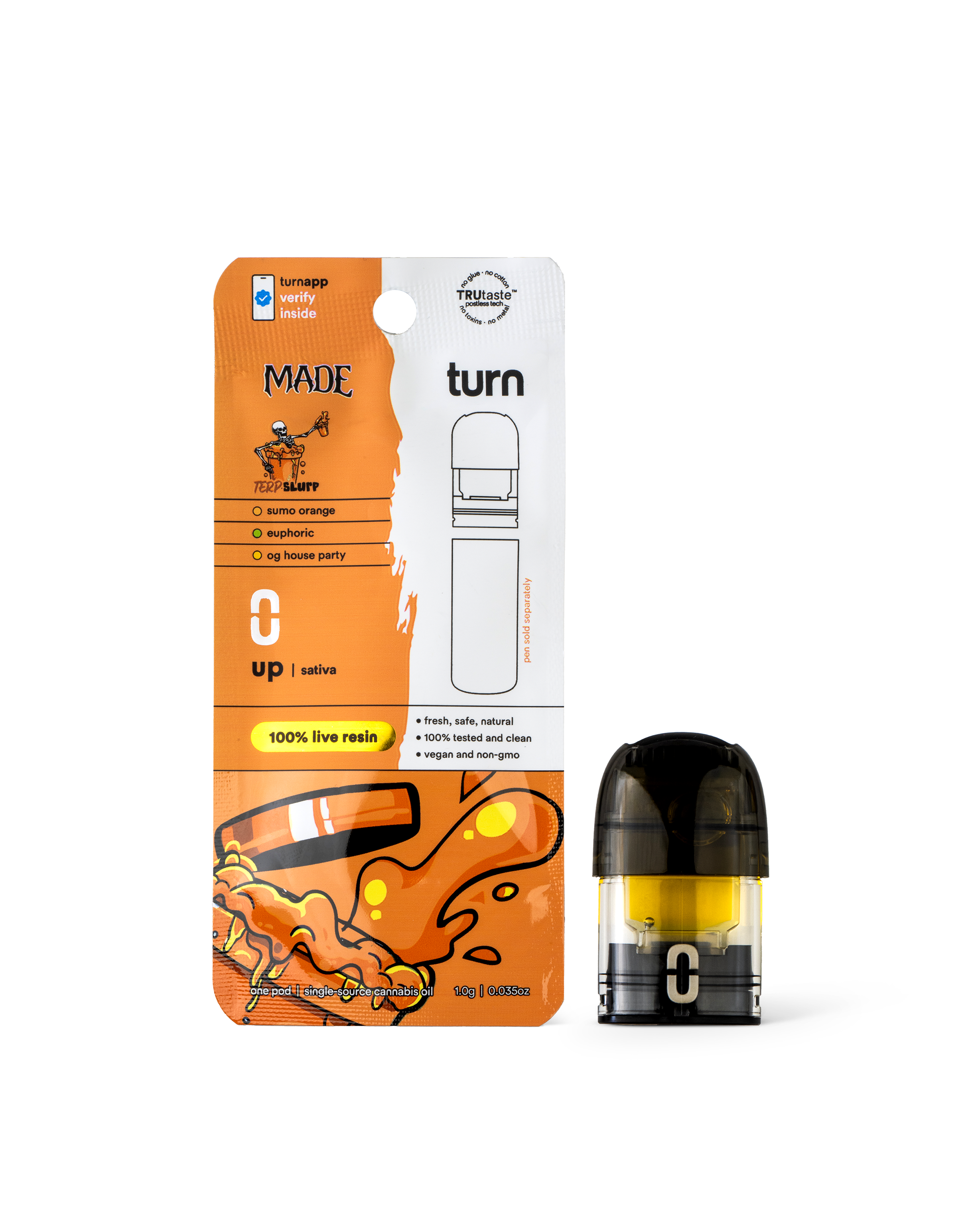 Photograph of product: Live Resin TERP SLURP Up | 1 g Pod