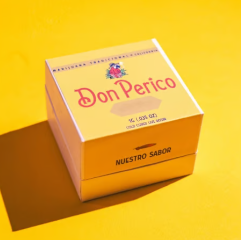 Photograph of product: Don Perico - Concentrate - Sour Peaches Cold Cure Rosin - 1G