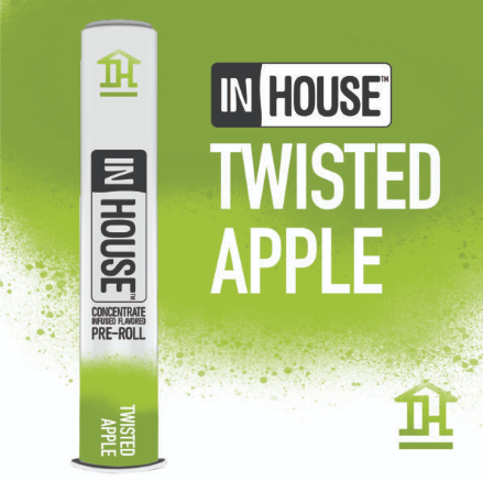 Photograph of product: Twisted Apple Infused Pre-Roll | 0.75g - In House
