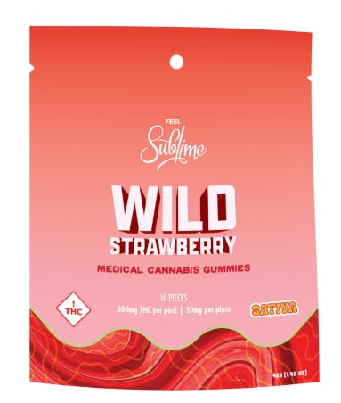 Photograph of product: Sublime - 500mg - Wild Strawberry (S)
