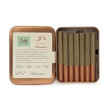 Photograph of product: Ruby Classics | Kosher Kush | Pre-Roll | 7 Pack | 5g