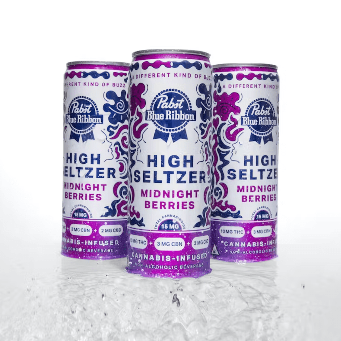 Photograph of product: Pbr | Infused Seltzer Higher Strawberry Kiwi 10mg   1 Pack