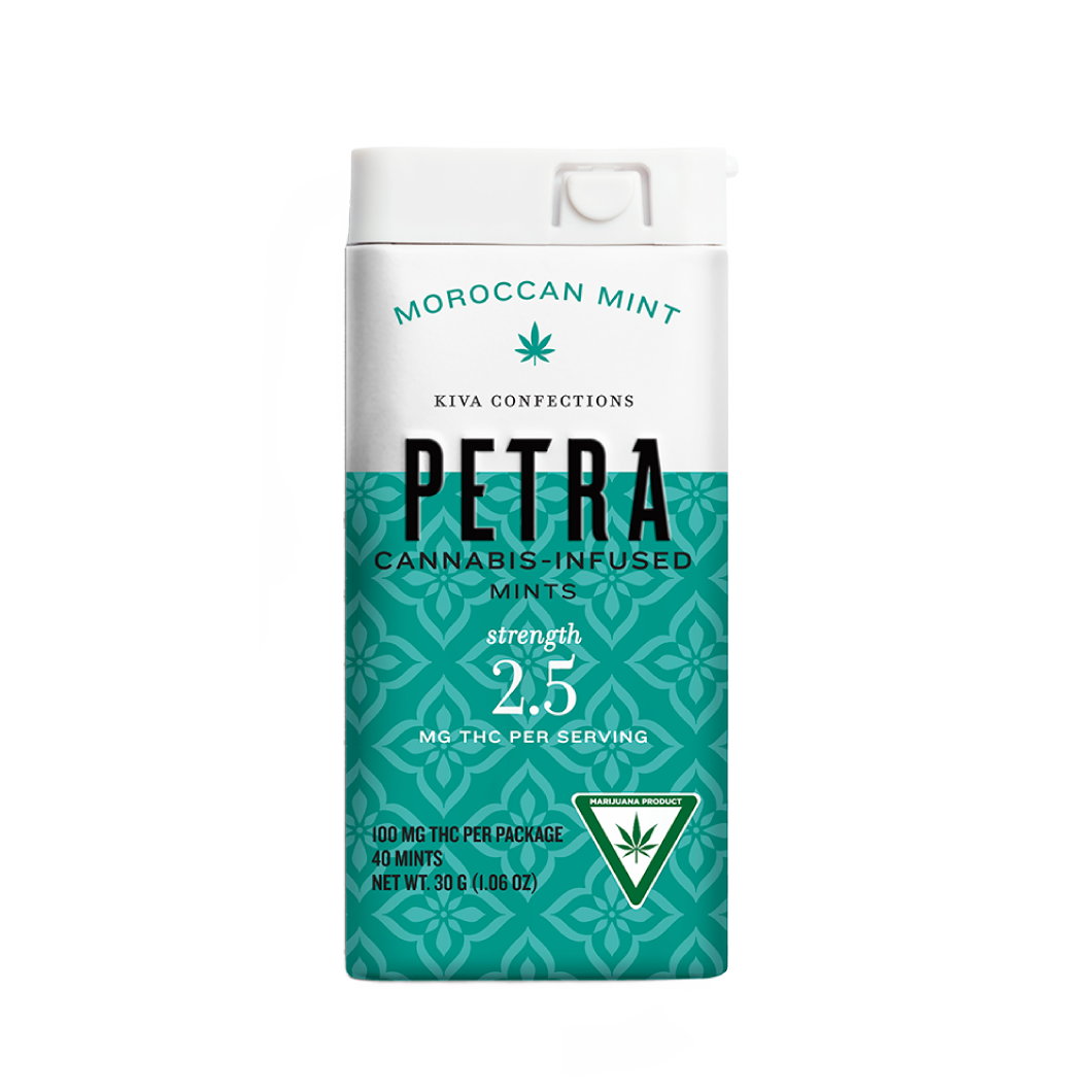 Photograph of product: Moroccan Mint Petra Mints (100mg TH-oui)