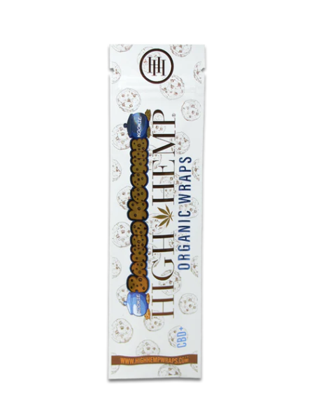 Photograph of product: HIGH HEMP - ORGANIC WRAPS - 2PK - BAKED KOOKIE