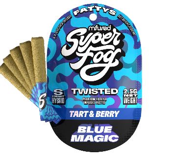 Photograph of Product: Blue Magic Fattys Infused Preroll 5pk | 2.5g