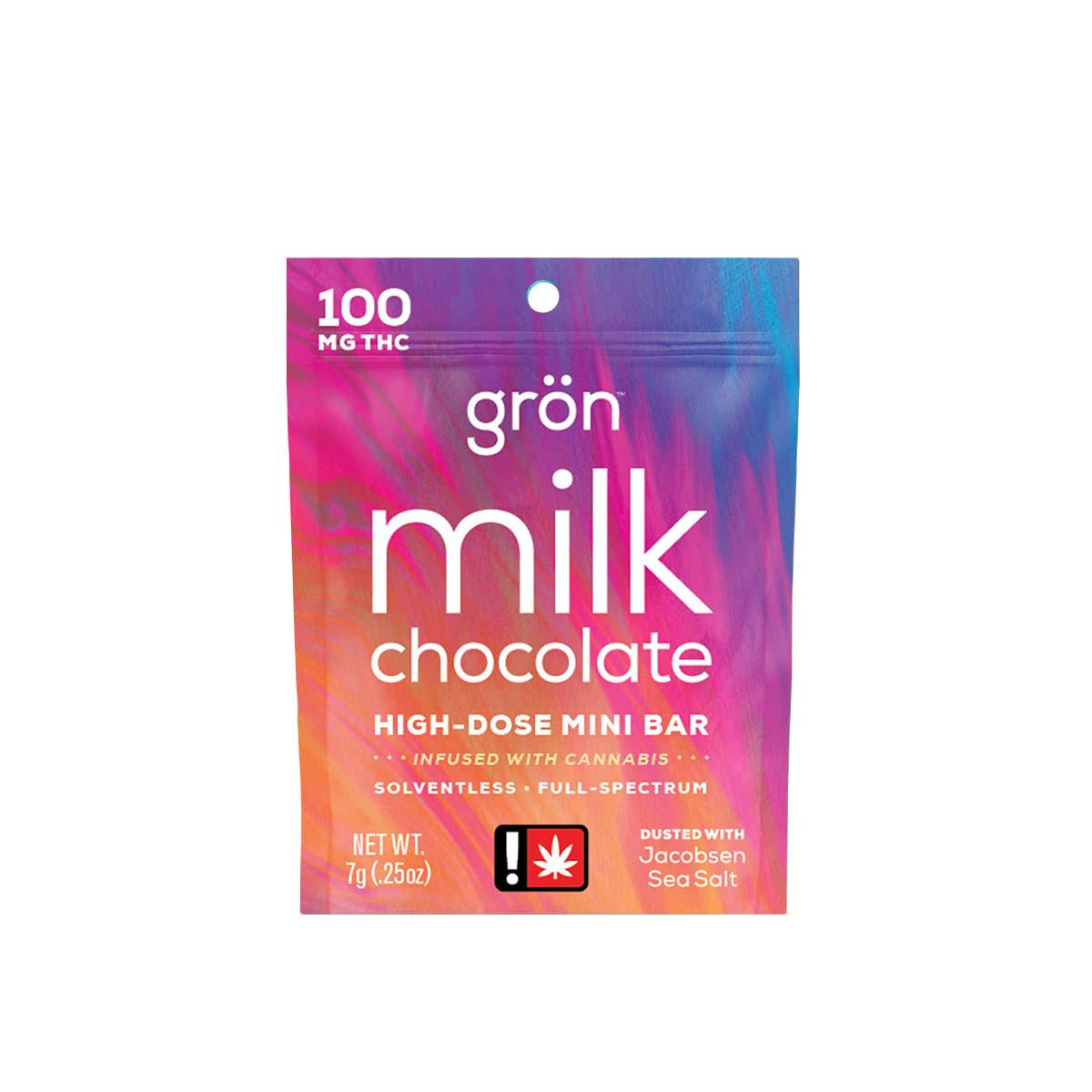 Photograph of product: 100mg Milk Chocolate High-Dose Mini Bar