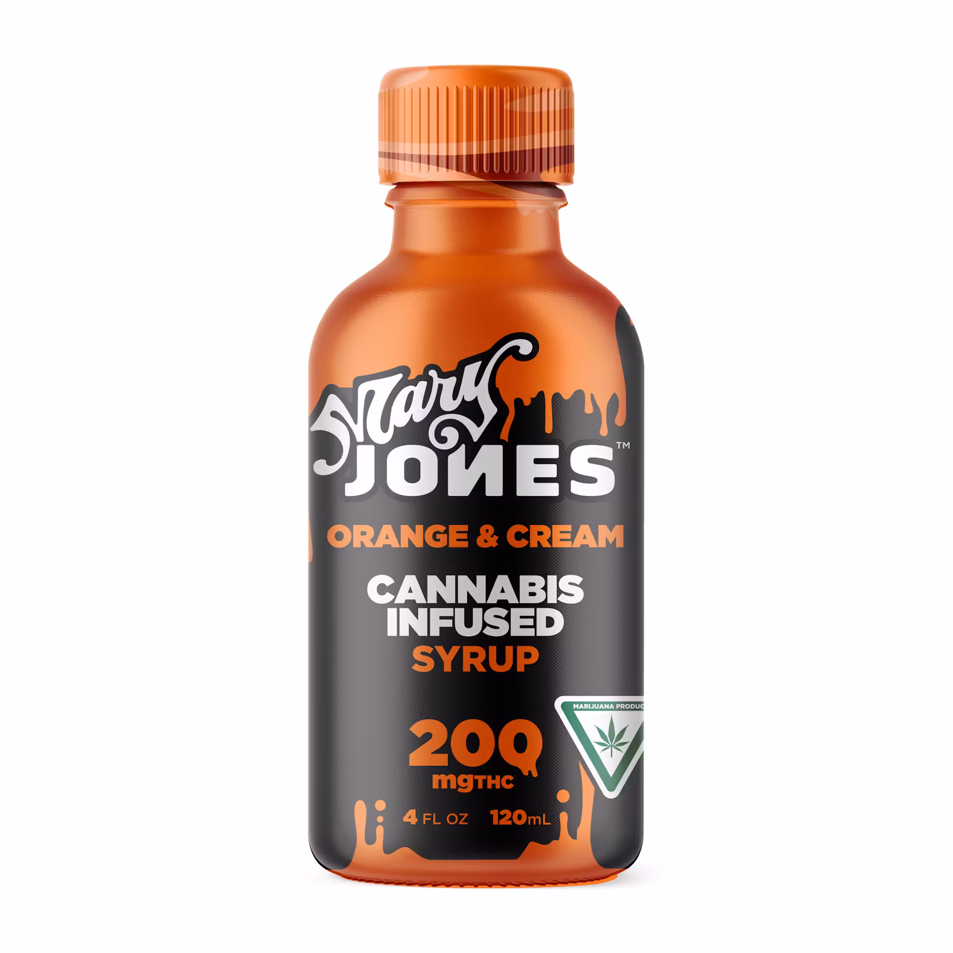Photograph of product: MARY JONES | SYRUP | 200MG | ORANGE & CREAM