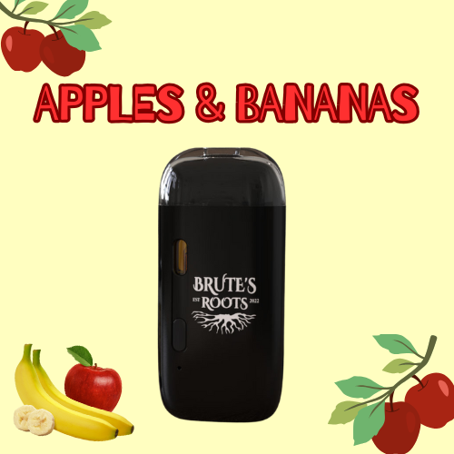 Photograph of product: Apples & Bananas - 1g Disposable Vape - Brute's Roots - REC