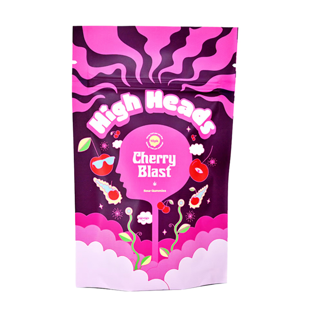 Photograph of product: Cherry Blast Gummies 100mg {725}