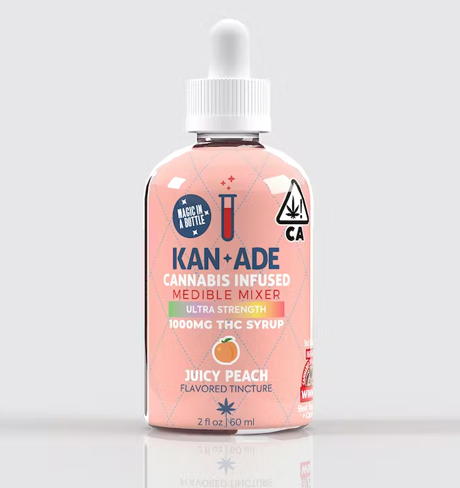 Photograph of product: Kan+Ade Juicy Peach Syrup 1000mg