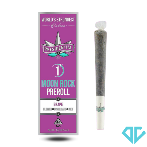 Photograph of product: Presidential Grape Moon Rock Infused Pre-Roll 1g
