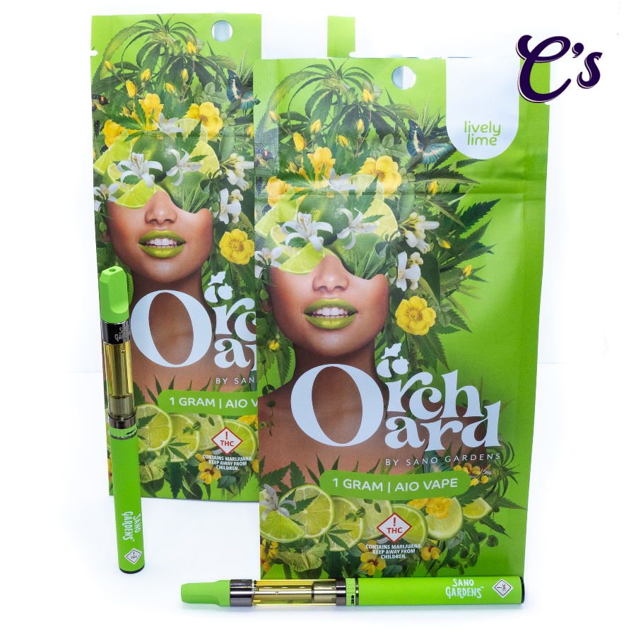 Photograph of product: Sano Gardens | Orchard Flavored AIO Cart (H) Lively Lime 1g