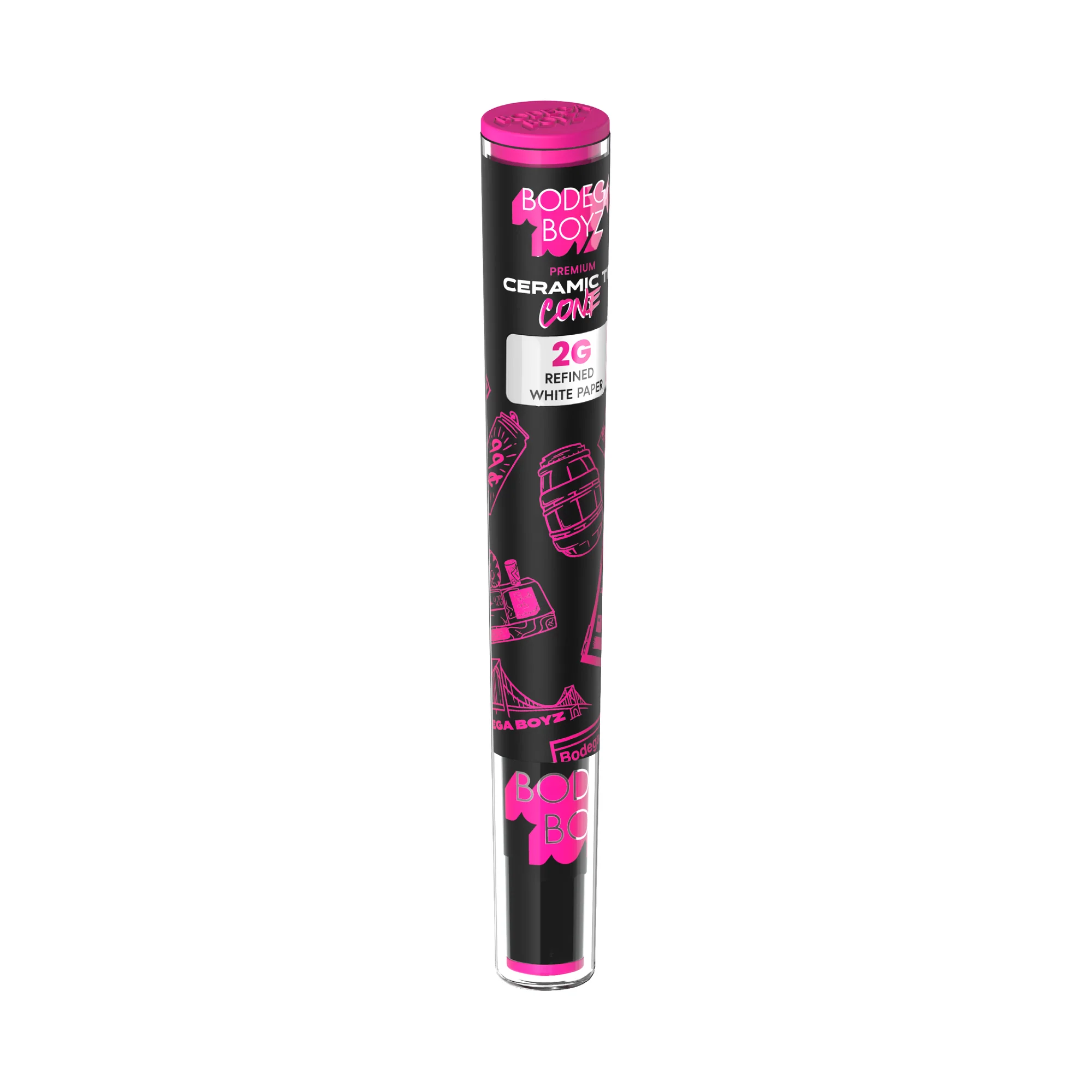 Photograph of product: Bodega Boyz White Paper Ceramic Tip Cones 2g