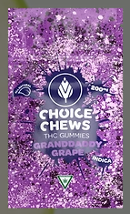 Photograph of product: Choice Chews - Grandaddy Grape | 100MG Edibles (TAX INCLUDED)