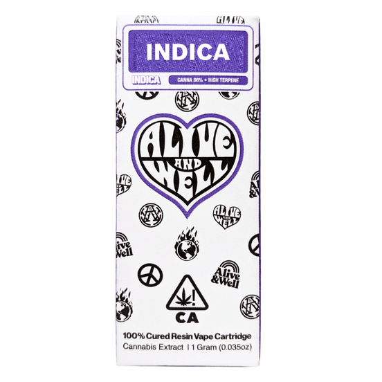 Photograph of product: Alive & Well - 1g Cured Resin AIO Vape - Animal Cake - 