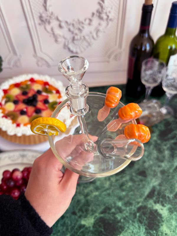 Photograph of product: Bong | Water Pipe | 8" | Shrimp Cocktail | Burning Love