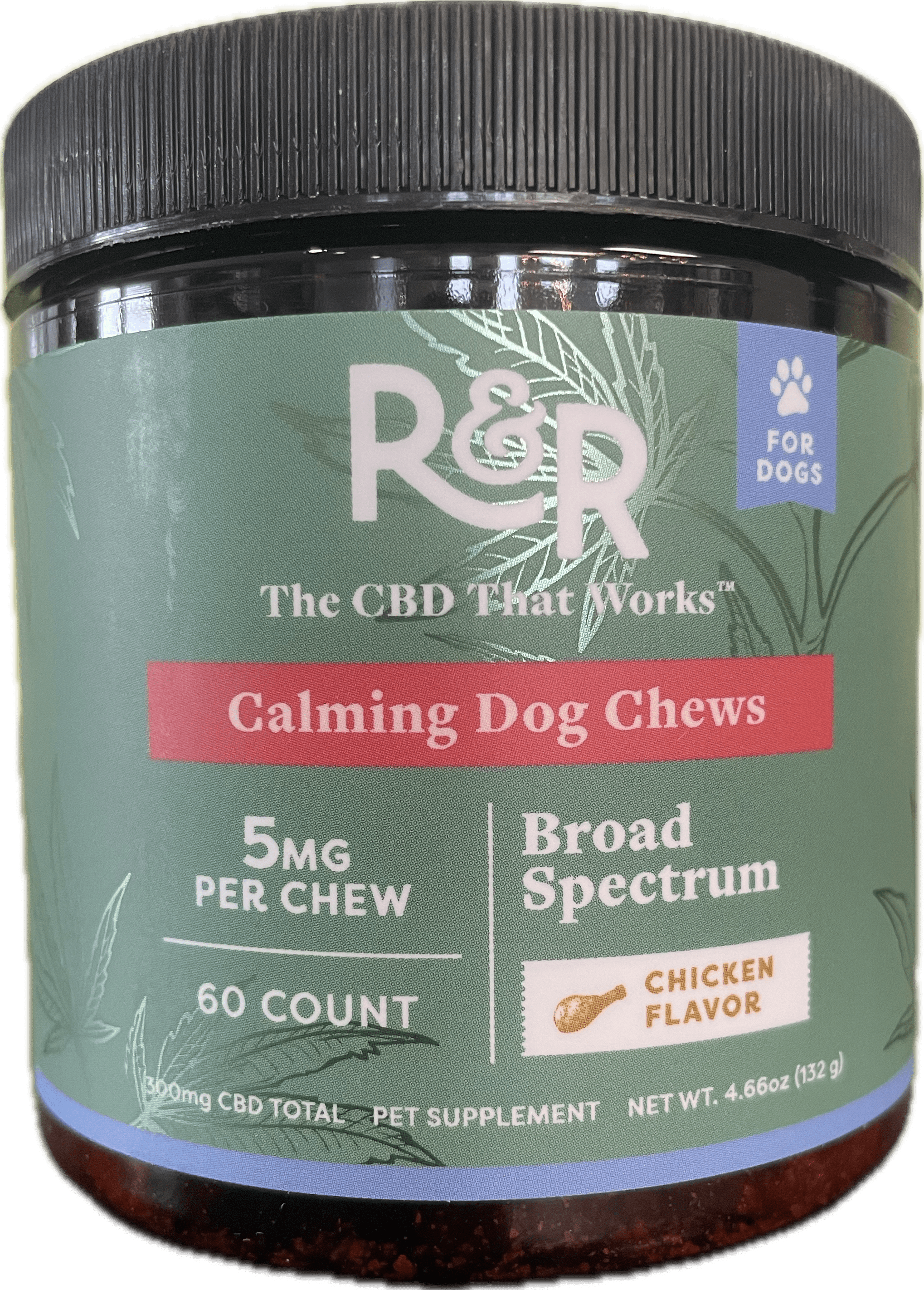 Photograph of product: R&R - Calming Dog Chews - 300mg CBD