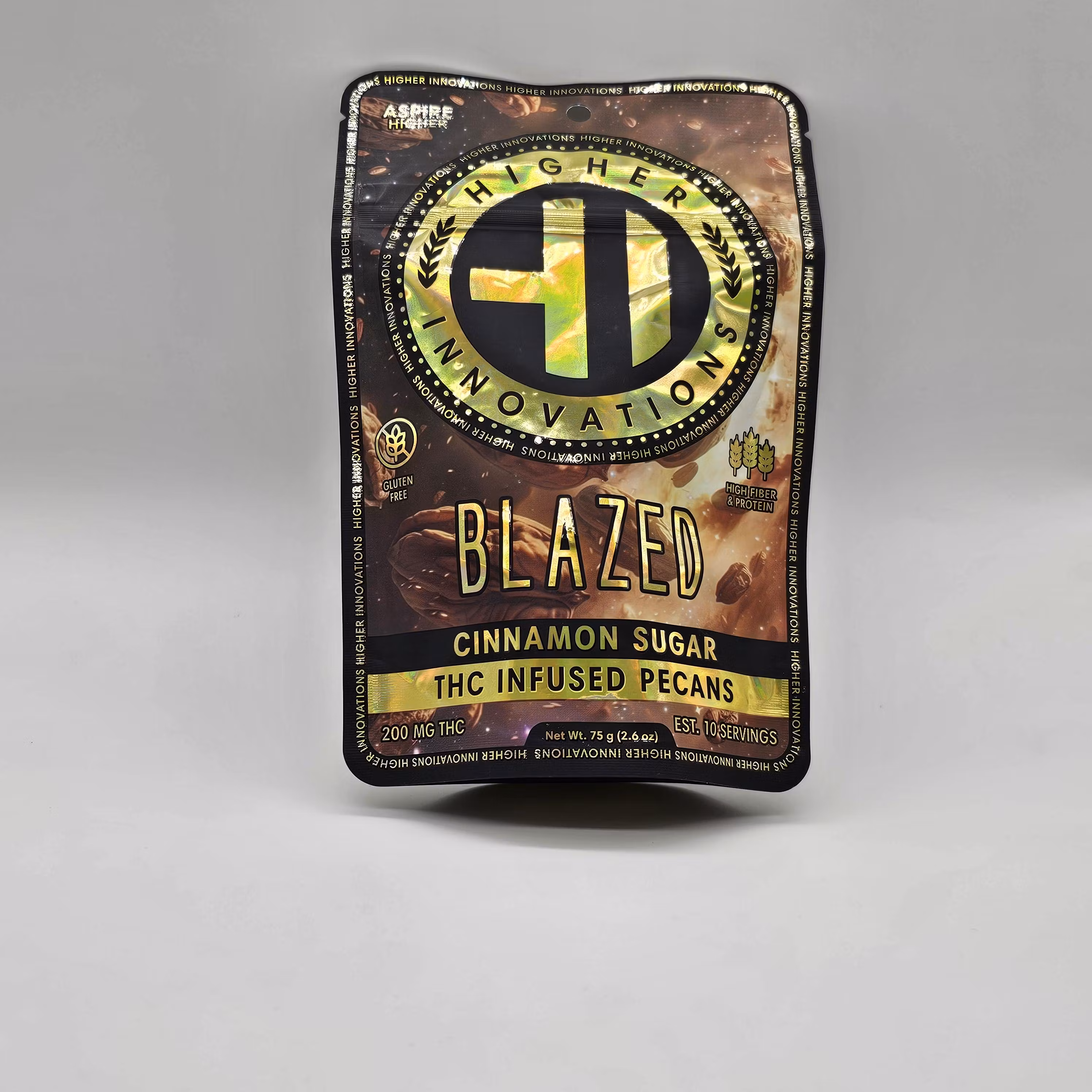 Photograph of product: HI -Blazed Pecans - 200MG Edibles