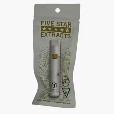 Photograph of product: Five Star Extracts Live Resin All-in-One Vape - Rainbow Belts 2.0 Nug Run Sugar Sauce