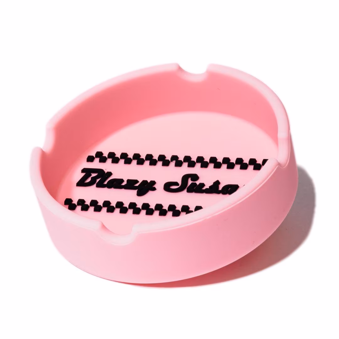 Photograph of product: Blazy Susan - Silicone Ashtray - Pink