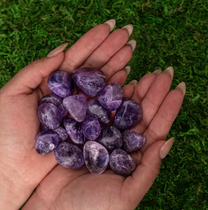 Photograph of product: Amethyst Smooth Tumbled Crystal