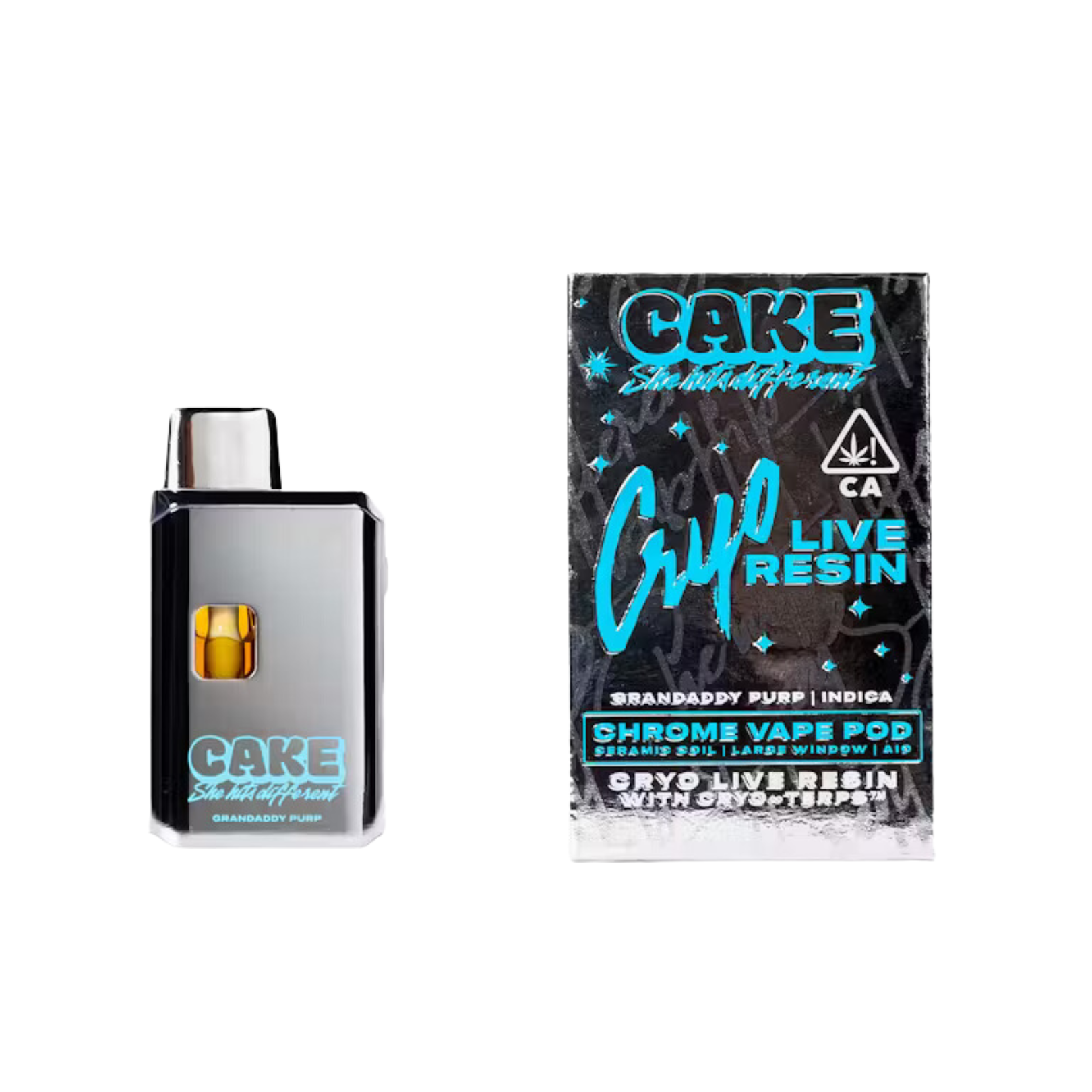 Photograph of product: GRANDADDY PURP CRYO LIVE RESIN ALL-IN-ONE