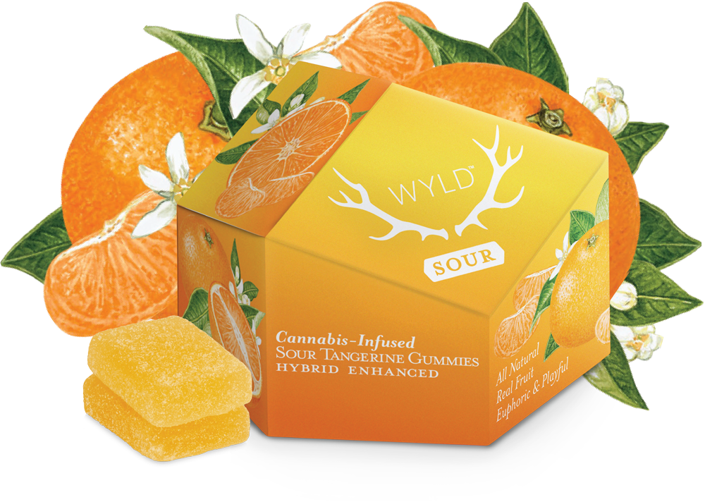 Photograph of product: Wyld - Gummy - Sour Tangerine - (H) - 100mg