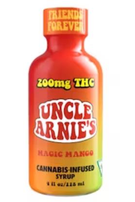Photograph of product: Uncle Arnies | Magic Mango Syrup | 200mg TH-oui