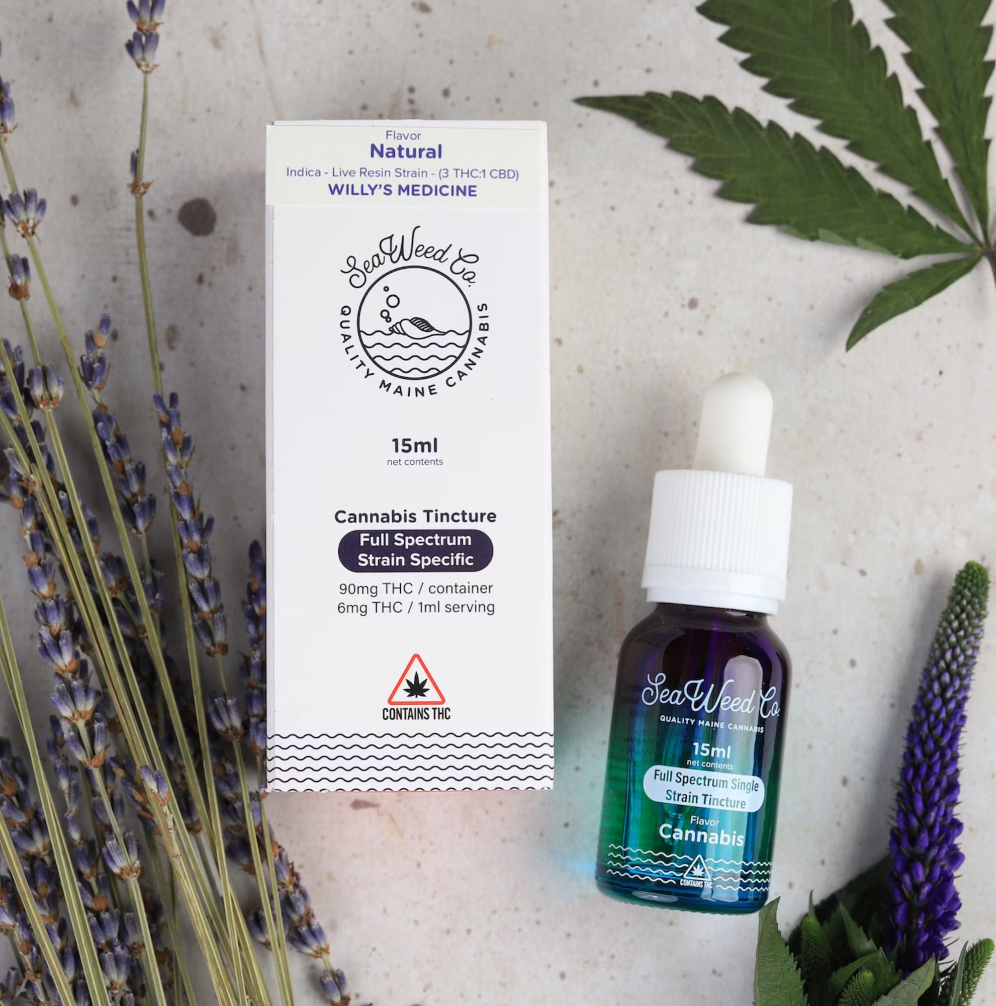 Photograph of product: SEA | Willy's Medicine 3:1 | Live Resin Tincture | 90mg TH-oui