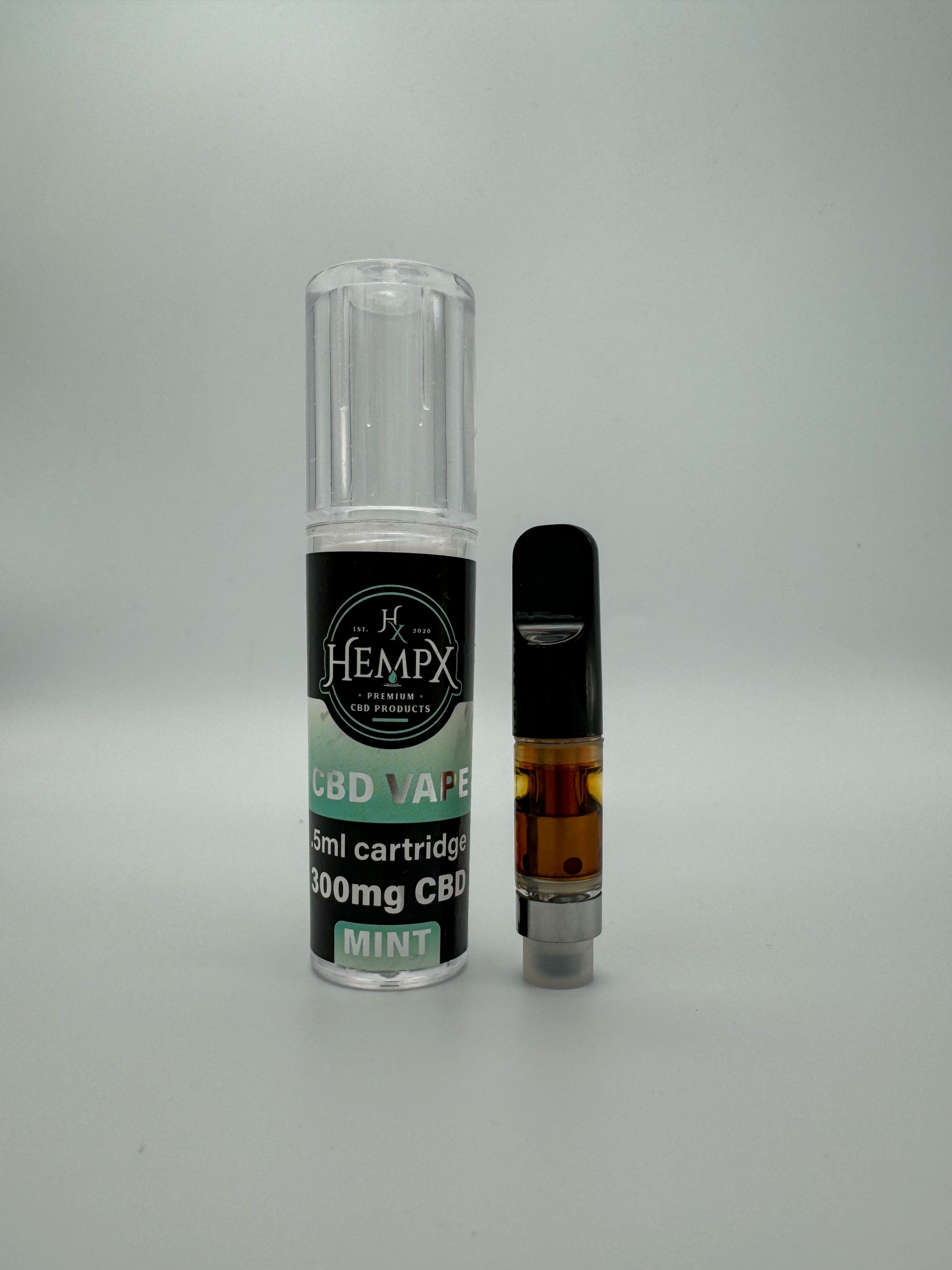 Photograph of product: Mint CBD Vape Cartridge 300mg