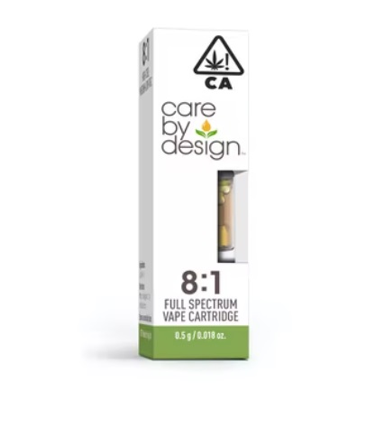Photograph of product: Care By Design | 8:1 CBD Cartridge | 0.5g