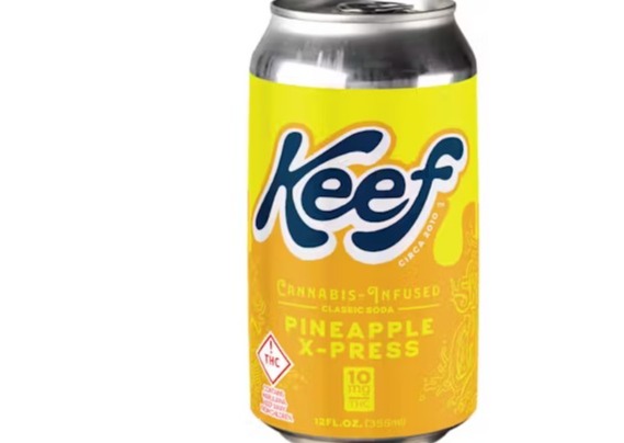 Photograph of Product: Pineapple X-Press [H] - 10MG Classic Soda 12OZ