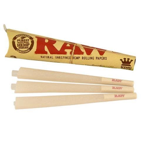 Photograph of product: RAW Classic King Size 3pk Cones