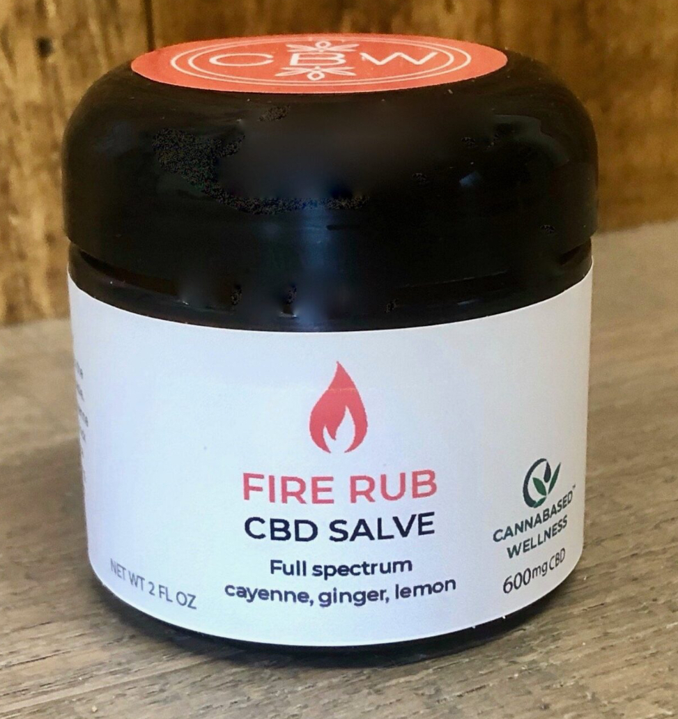 Photograph of product: CBW Labs Fire Rub Salve Full Spectrum 600mg 2 oz