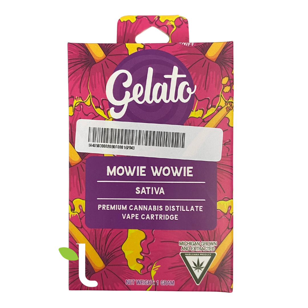 Photograph of product: Gelato | Mowie Wowie | 1g Cart