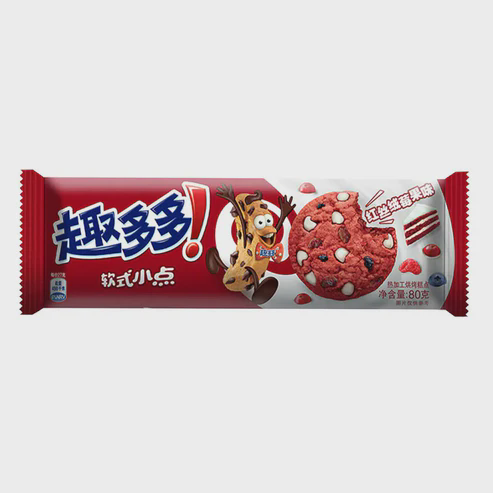 Photograph of product: Unmedicated Snacks/Drinks - Chips Ahoy Red Velvet 80g (China)