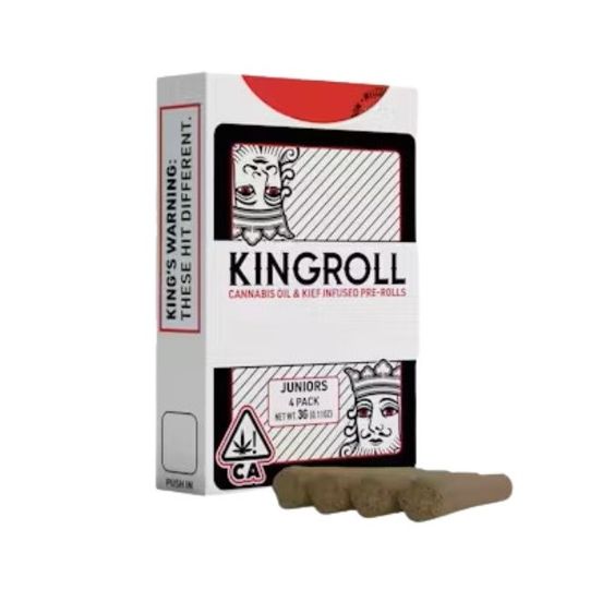 Photograph of product: Kingpen Infused Pre-roll Pack Magic Melon x Bananalope Haze 3g - 